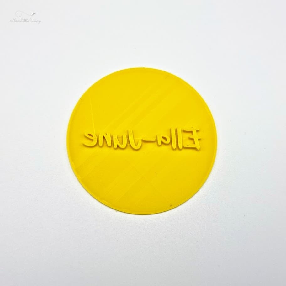 Keksstempel mit Namen