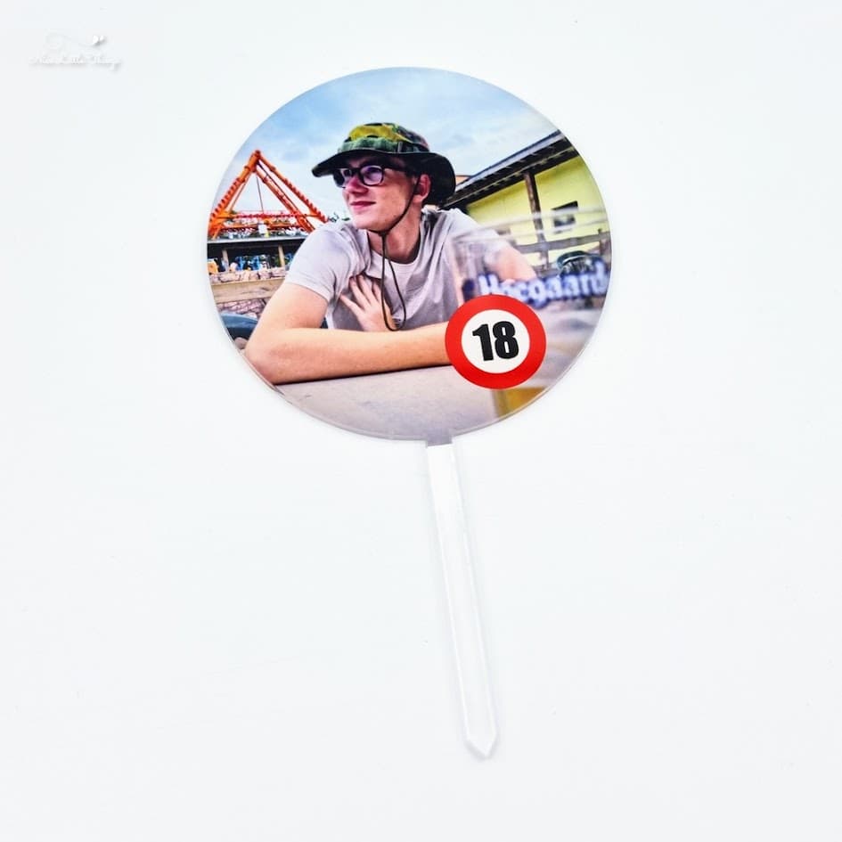 Taarttopper met foto