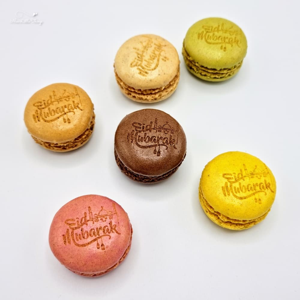 Gepersonaliseerde Macarons -Eid Mubarak