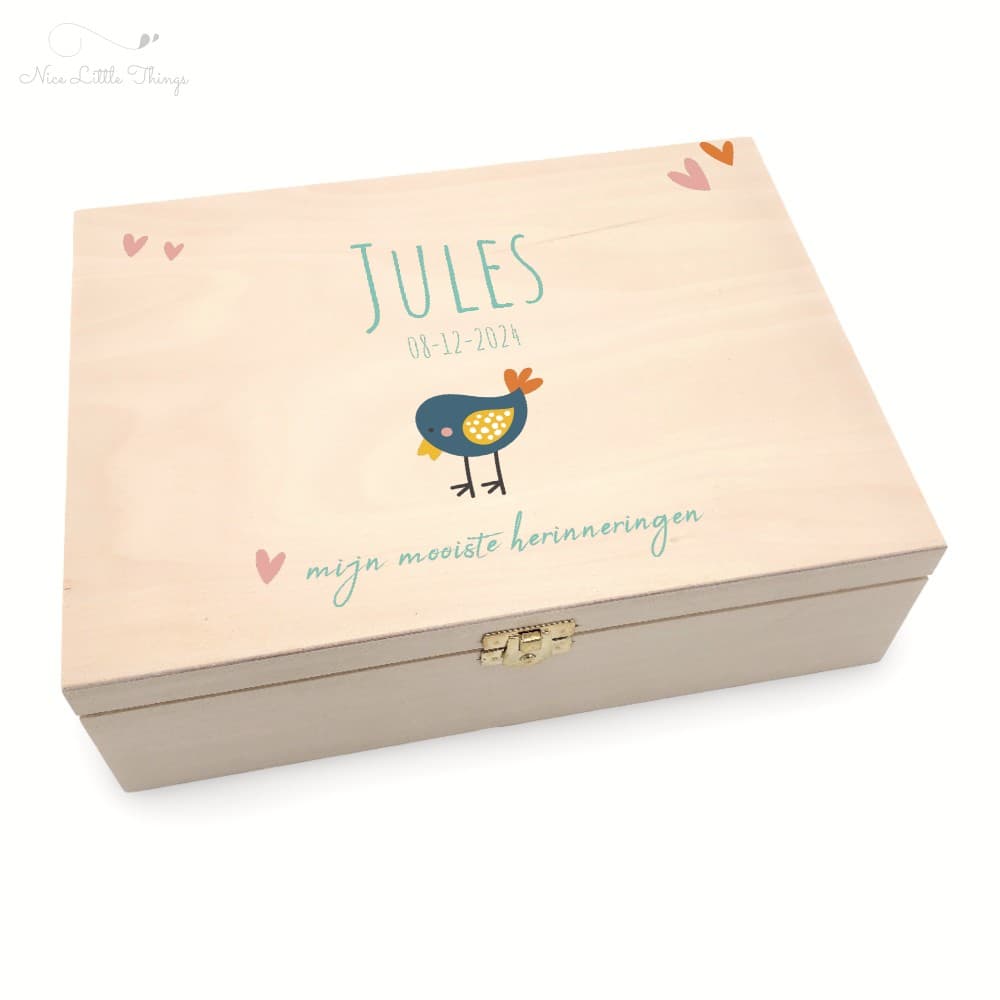 Holz-Erinnerungsbox „Schönste Erinnerungen“
