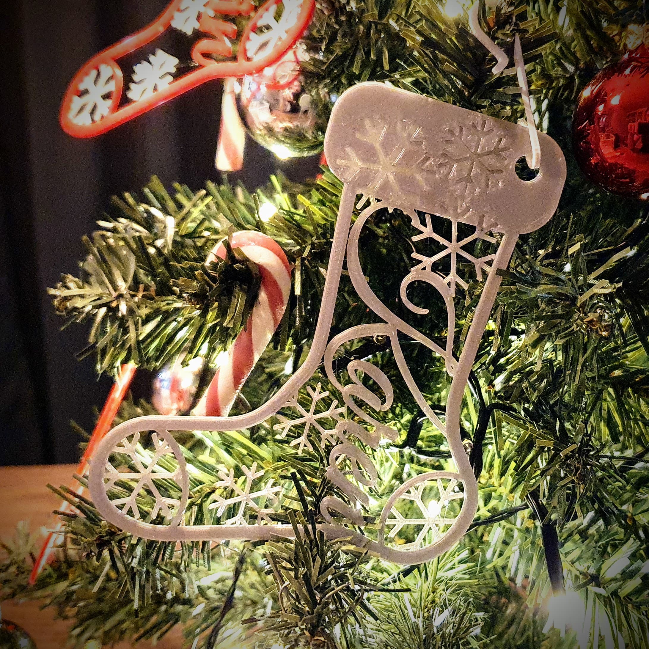Weihnachtssocke mit Namen
