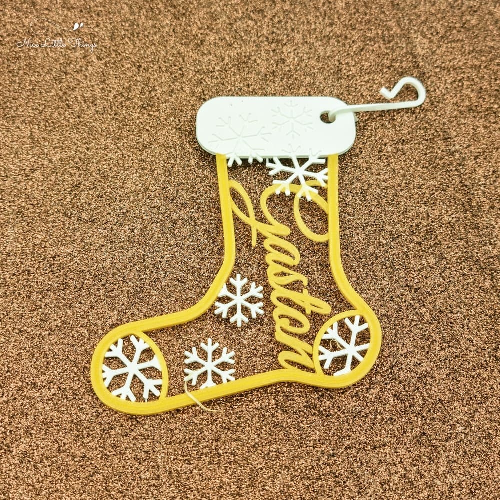 Weihnachtssocke mit Namen
