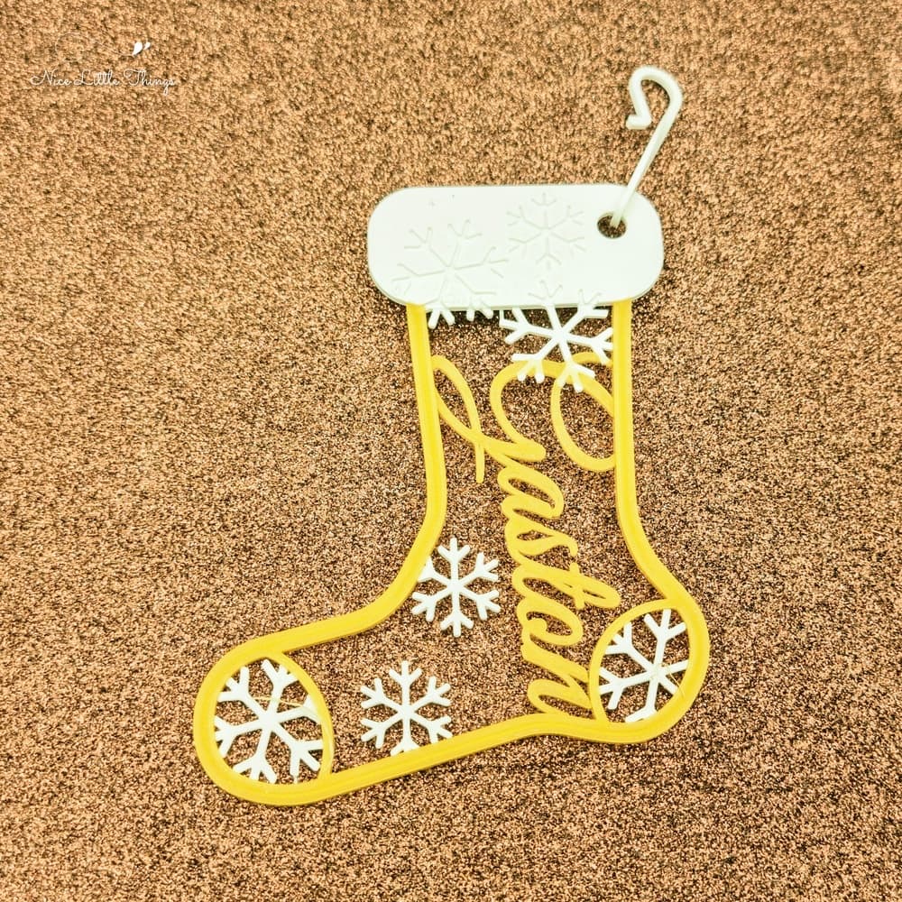 Weihnachtssocke mit Namen