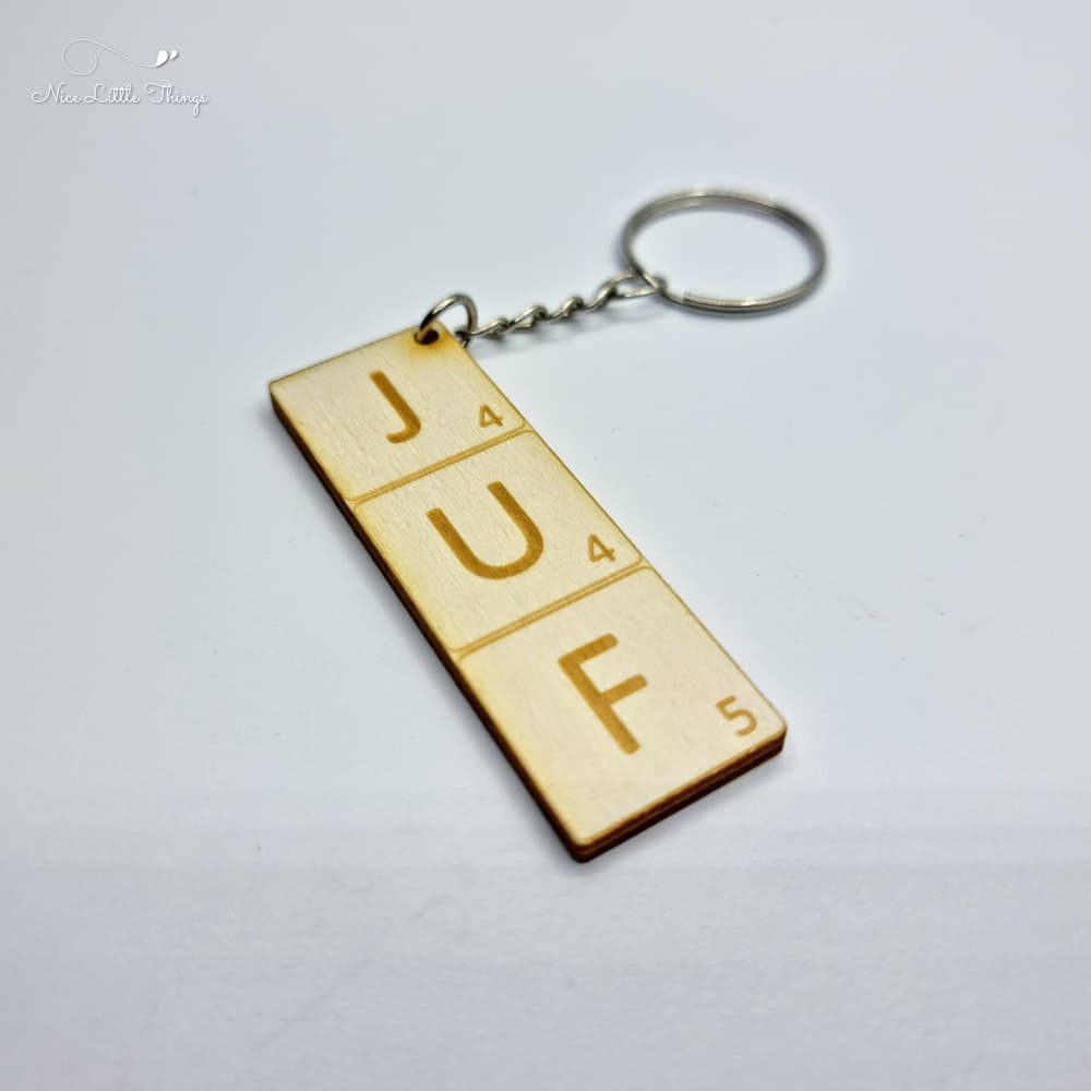 Scrabble-Schlüsselanhänger