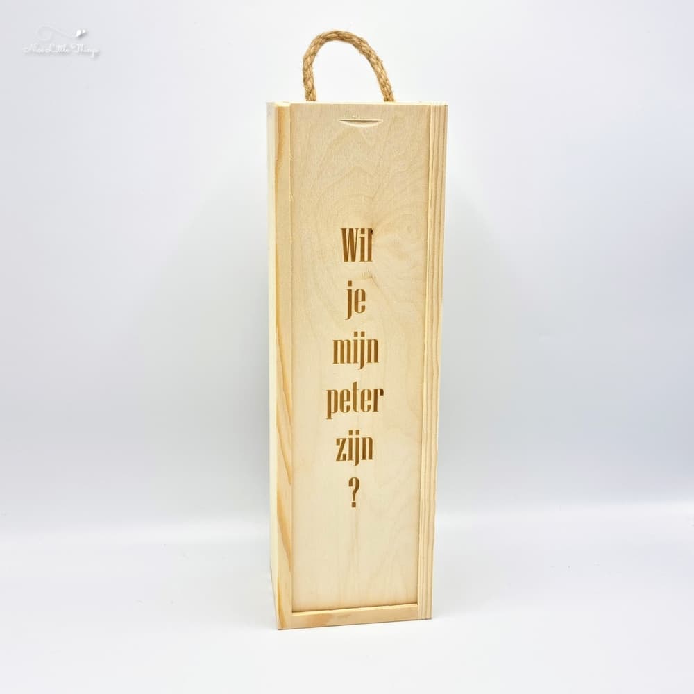 Weinkiste „Willst du mein Pate sein?“