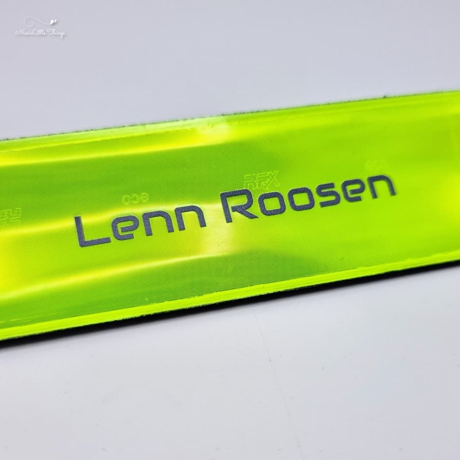 Personalisiertes Fluo-Armband - Name
