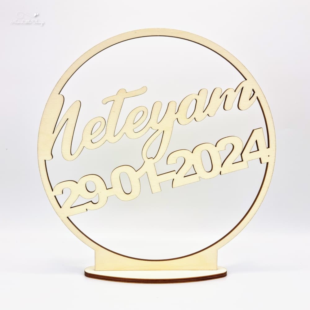 Namenskreis mit Datum