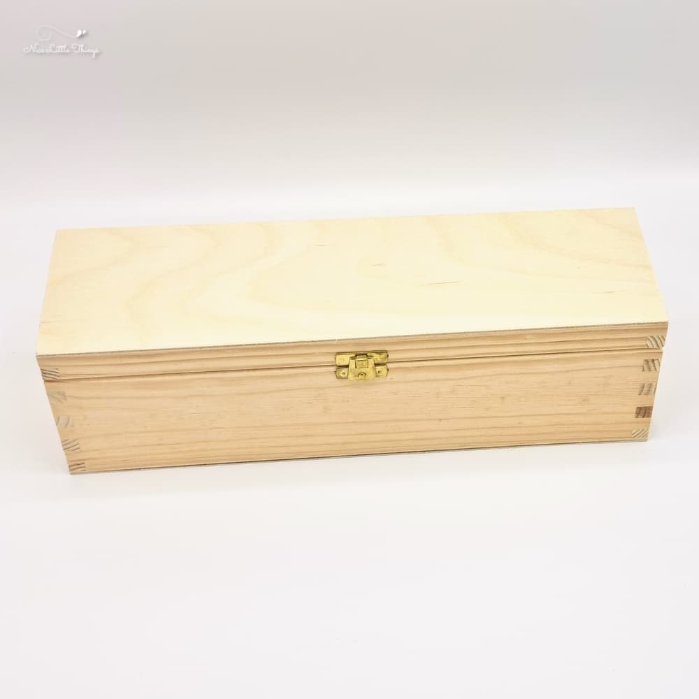 Weinkiste solo mit Schloss