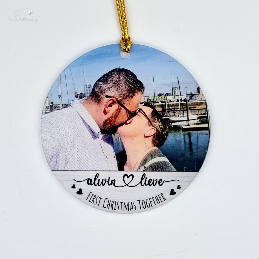 Personalisierte Weihnachtskugel mit Namen